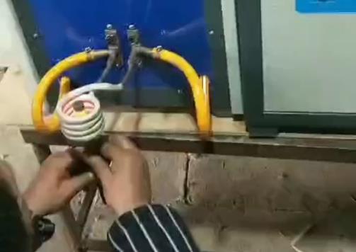 超音頻感應加熱設備棒料加熱試產測試