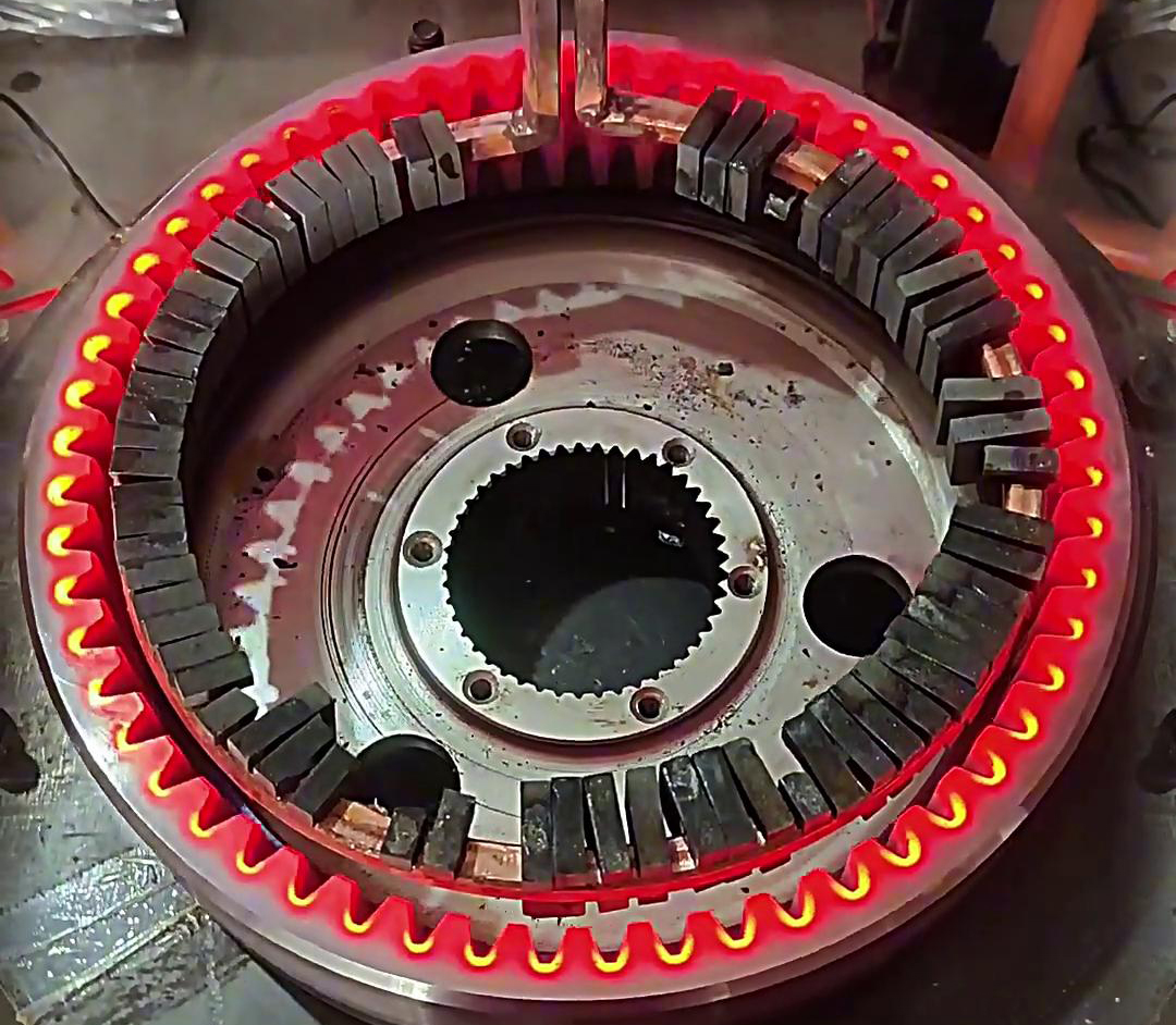 高頻淬火機(jī)床，內(nèi)齒感應(yīng)淬火熱處理